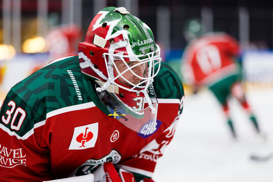 Goalkeeper Tobias Normann of Frölunda