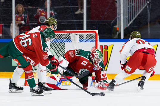 Goalkeeper Tobias Normann of Frölunda
