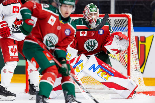 Goaltender Tobias Normann of Frölunda