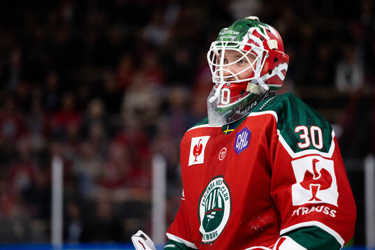 Goaltender Tobias Normann of Frölunda