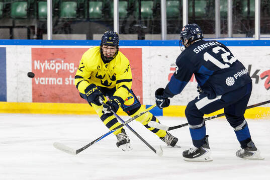 Wille Andersson Jöhnk of Sweden uring the Finnkampen