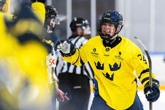 Noel Nord of Sweden celebrates