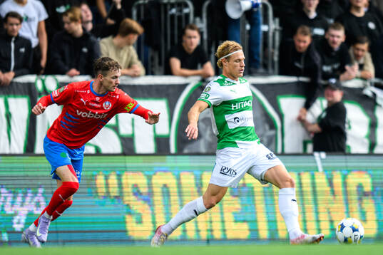 Helsingborgs Alexander Johansson och Västerås Herman