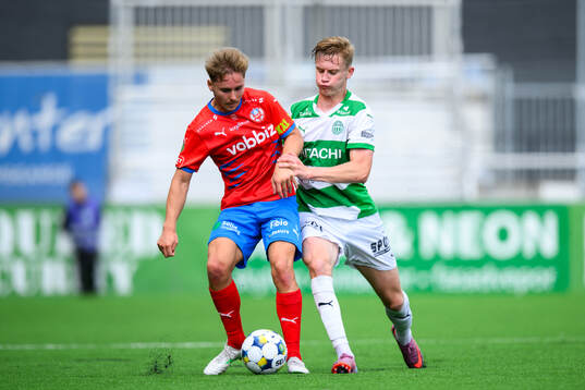Helsingborgs Simon Bengtsson och Västerås Karl Gunnarsson