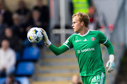 Sandvikens IFs målvakt Hannes Sveijer