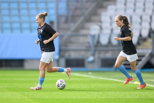 Malmö FFs Agnes Mårtensson och Matilda Kristell