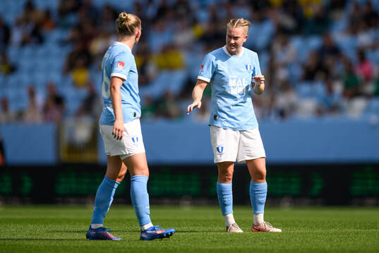 Malmö FFs Tuva Skoog och Agnes Mårtensson