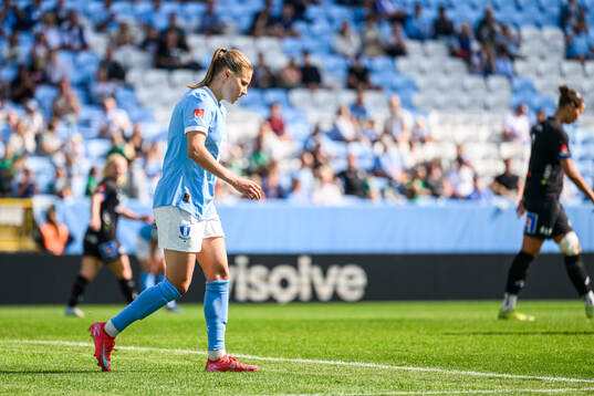 Malmö FFs Katariina Kosola deppar