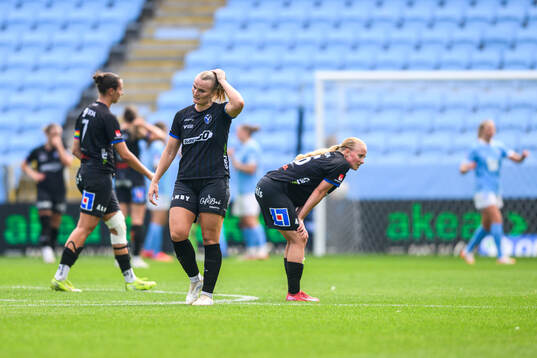 Växjö DFFs Lovisa Gustafsson deppar