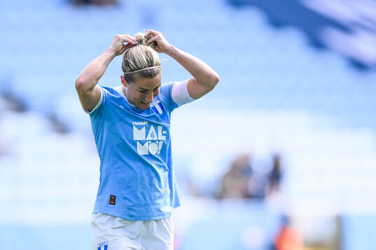 Malmö FFs Mia Persson deppar