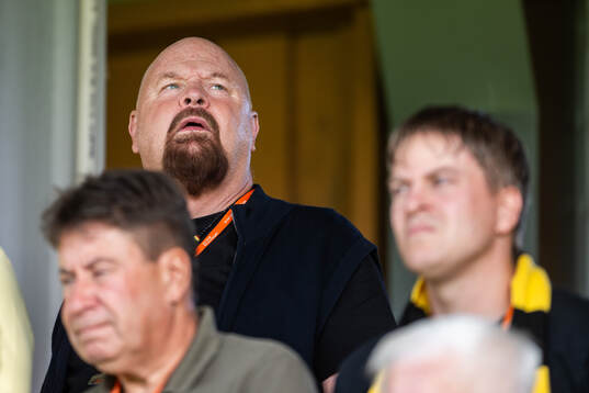 Anders Bagge på läktaren