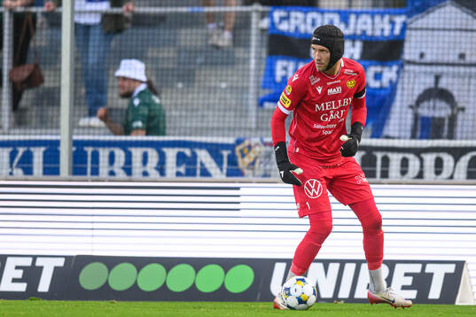 Mjällbys målvakt Noel Törnqvist