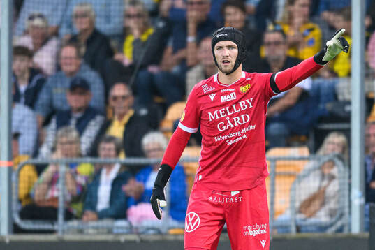 Mjällbys målvakt Noel Törnqvist