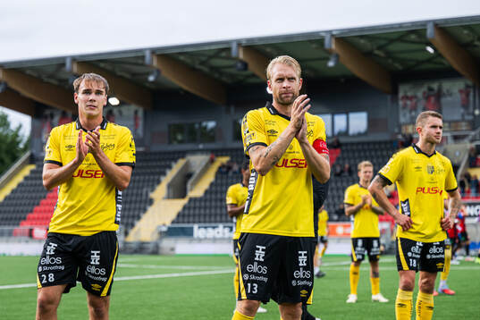 Elfsborgs Frode Aronsson och Johan Larsson