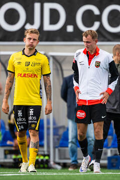 Elfsborgs Frederik Ihler och Brommapojkarnas Victor Lind