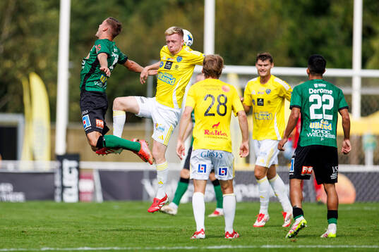Varbergs Albin Winbo och Falkenbergs Lucas Sibelius
