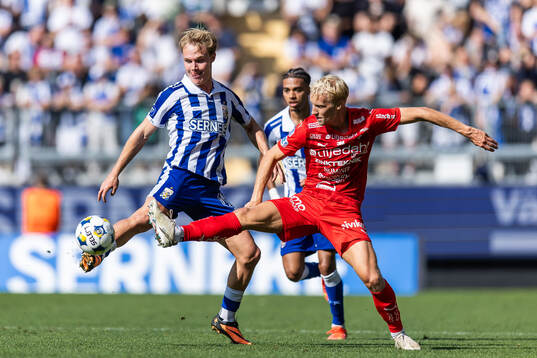 IFK Göteborgs Max Fenger och Värnamos Victor Larsson