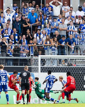 under fotbollsmatchen i Allsvenskan mellan IFK Göteborg