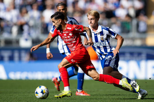 Värnamos Noah Shamoun och IFK Göteborgs Noah Tolf