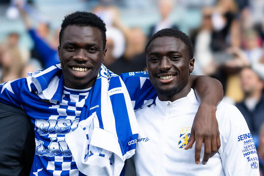 IFK Göteborgs Rockson Yeboah och Imam Jagne