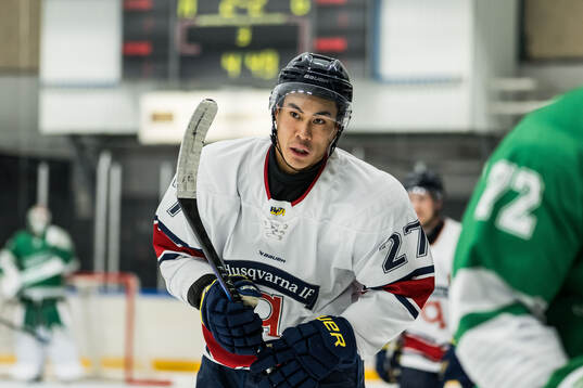 HV71s Jonathan Ang jublar