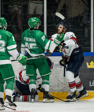 Rögles Mark Friedman och HV71s William Ignberg Nilsson