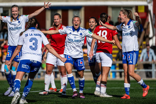IFK Norrköpings Jessica Wik jublar