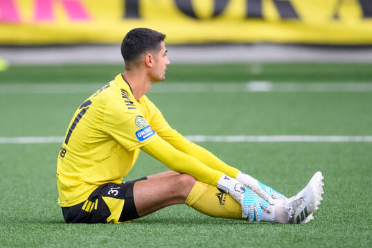 Utsiktens målvakt Tom Amos