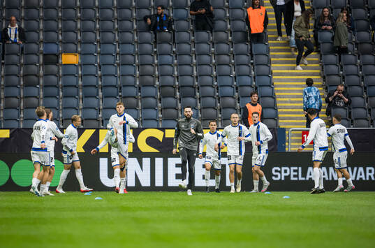 Under fotbollsmatchen i Allsvenskan mellan AIK och Sirius