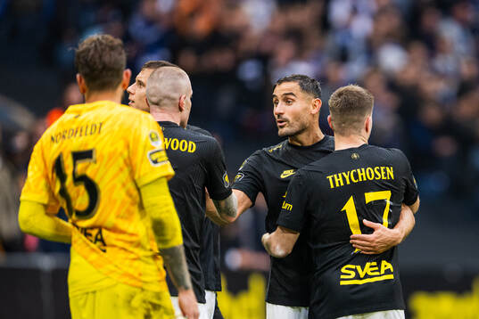 AIKs Sotirios Papagiannopoulos och Mads Døhr Thychosen