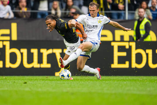 AIKs Kevin Filling och Sirius Oscar Krusnell