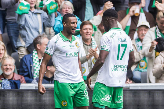 Hammarbys Paulos Abraham jublar