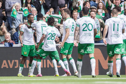 Hammarbys Paulos Abraham jublar