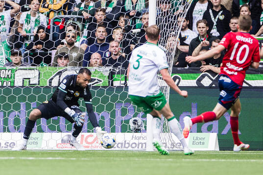 Hammarbys målvakt Warner Hahn