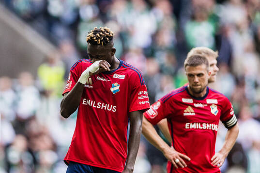 Östers Kingsley Gyamfi deppar