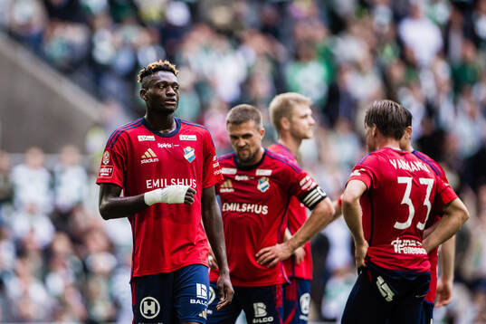 Östers Kingsley Gyamfi deppar
