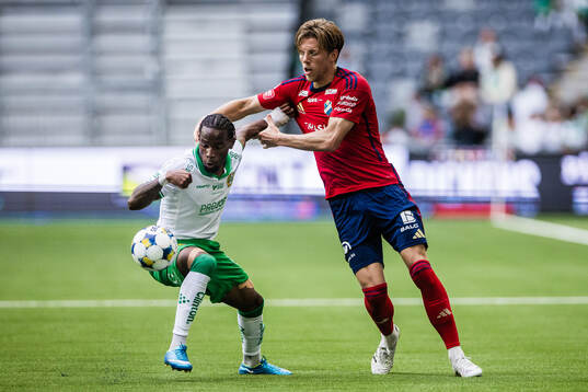 Hammarbys Okeke Obilor Denzel och Noah Söderberg