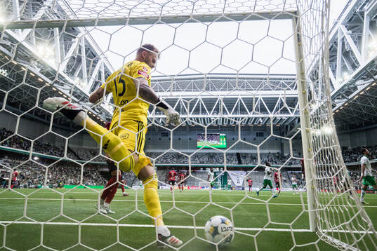 Östers målvakt Robin Wallinder