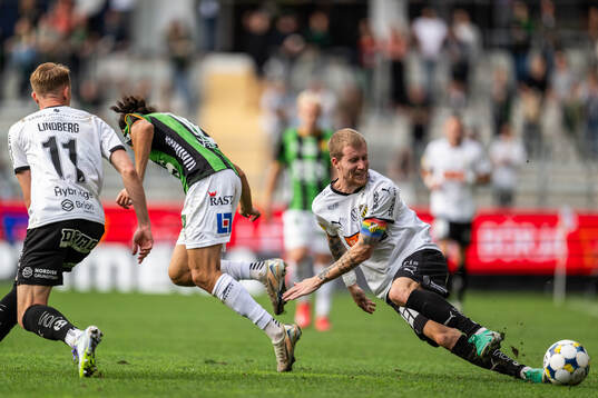 GAIS Amin Boudri och Häckens Simon Gustafson