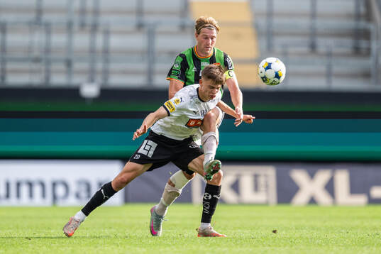 GAIS August Wängberg och Häckens Adrian Svanbäck