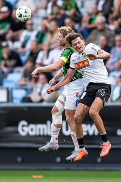 GAIS Oskar Ågren och Häckens Silas Andersen
