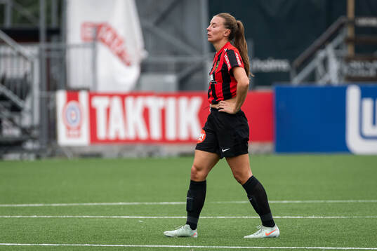Brommapojkarnas Louise Lillbäck deppar
