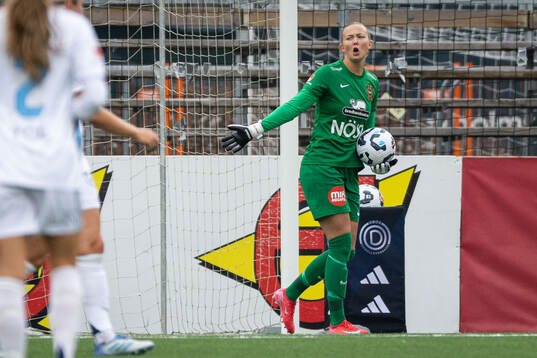 Brommapojkarnas målvakt Clara Ekstrand