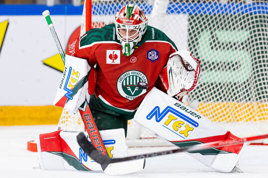 Goaltender Lars Johansson of Frölunda
