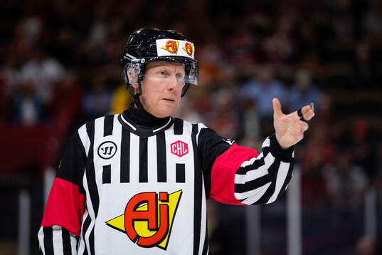 Referee Mikael Holm