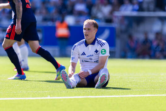 IFK Norrköpings Marcus Baggesen deppar