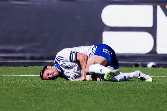 IFK Norrköpings Christoffer Nyman har ont