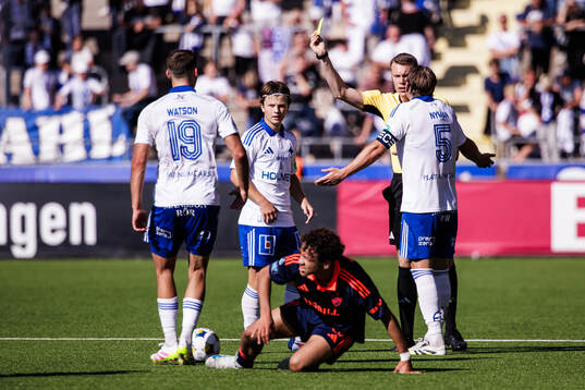 IFK Norrköpings Axel Brönner blir varnad