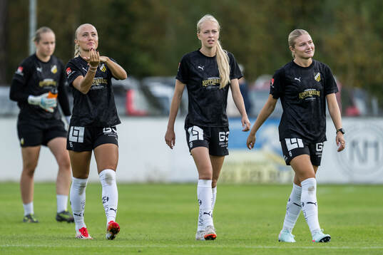 Häckens Alva Selerud, Lisa Löwing och Emilie Carlberg