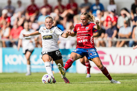 Häckens Matilda Nildén och Vittsjös Olivia Wänglund